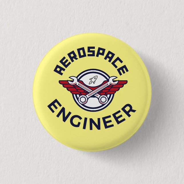 Aerospace Engineer Button (Front)