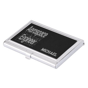 Aerospace Engineer Extraordinaire CUSTOM Business Card Case