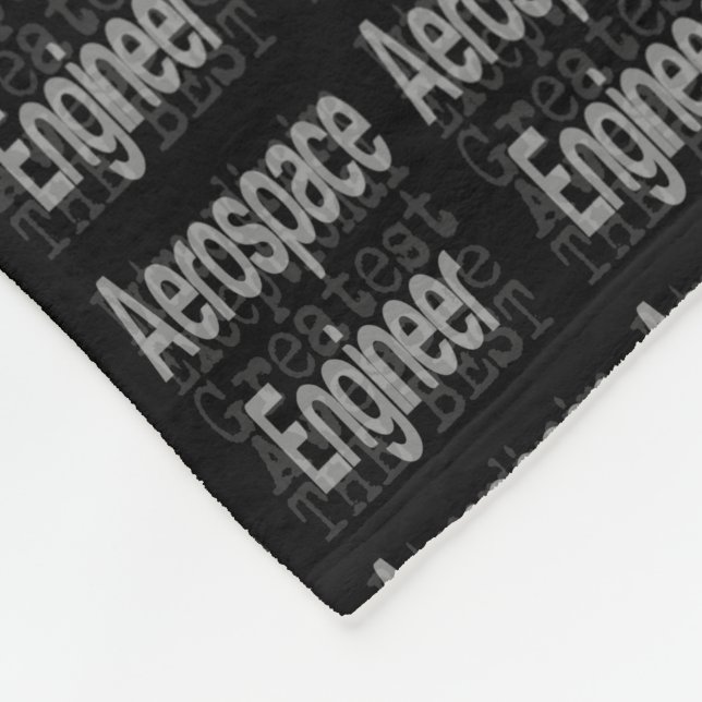 Aerospace Engineer Extraordinaire Fleece Blanket (Corner)