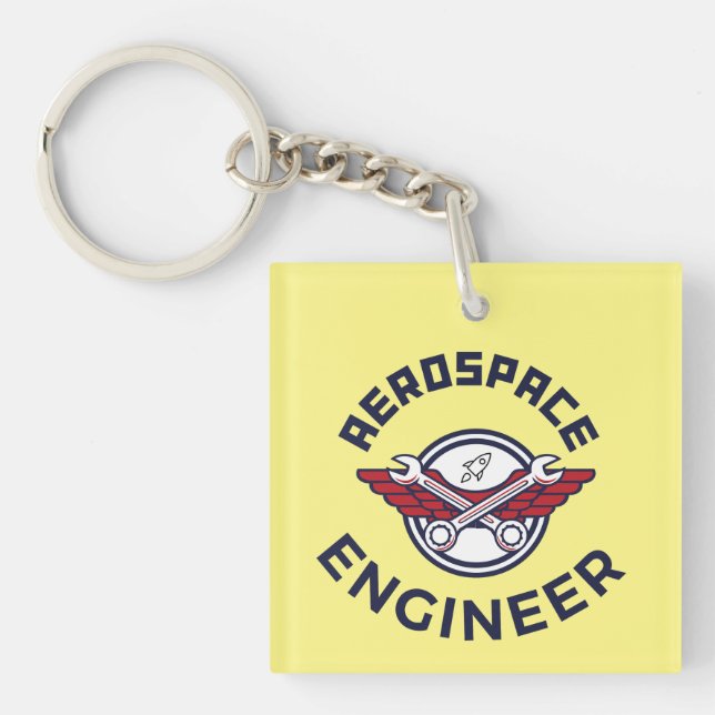 Aerospace Engineer Keychain (Front)