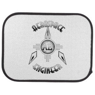 Aerospace Engineer Retro Car Floor Mat