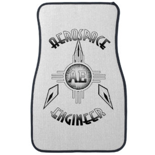 Aerospace Engineer Retro Car Mat