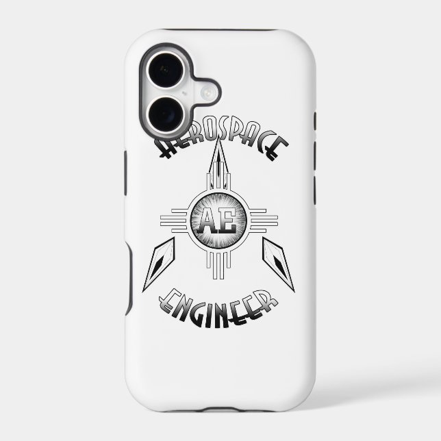 Aerospace Engineer Retro Iphone Case (Back)