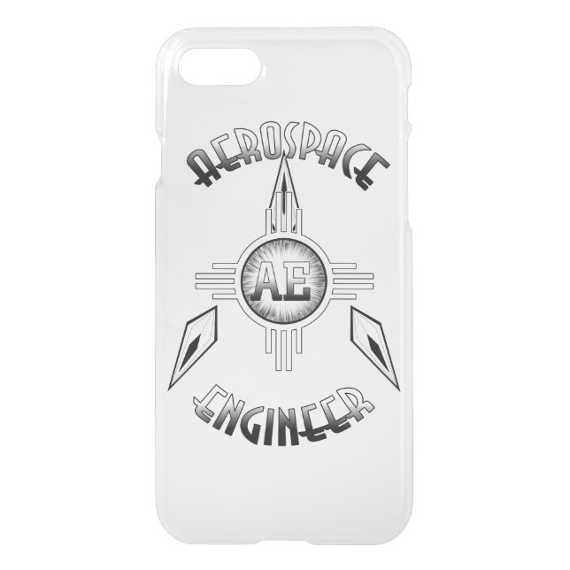 Aerospace Engineer Retro Uncommon iPhone Case (Back)