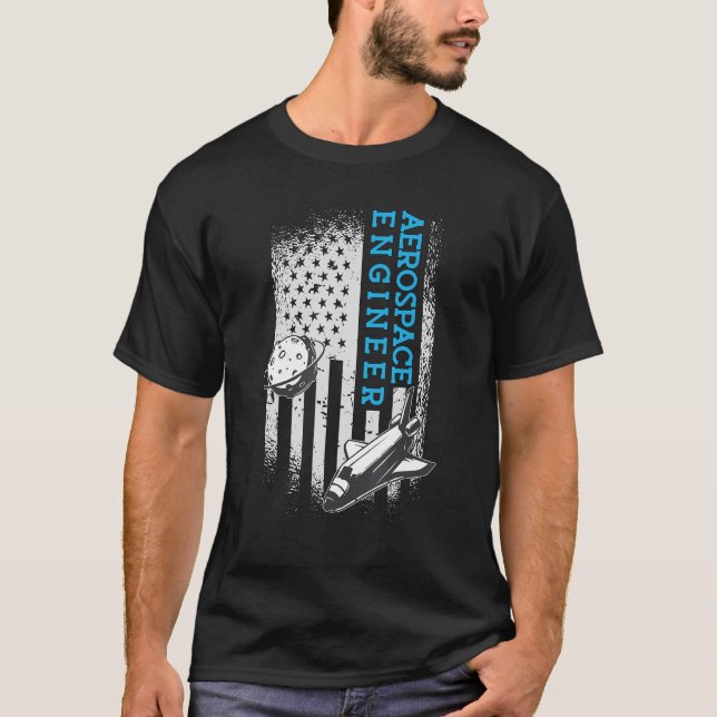 Aerospace Engineer Rocket Engineering Aerospace En T-Shirt (Front)