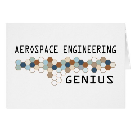 Aerospace Engineering Genius Cards (Front Horizontal)
