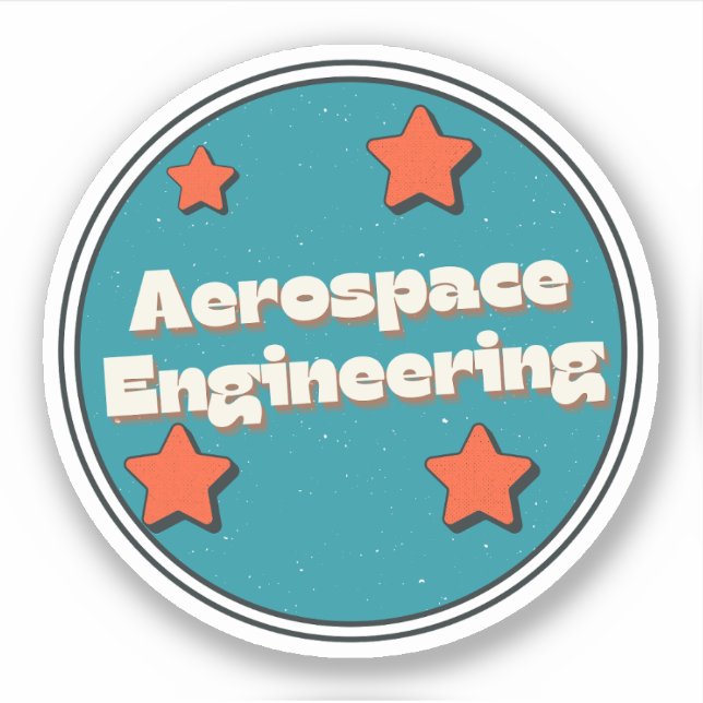  Aerospace Engineering Sticker (Front)