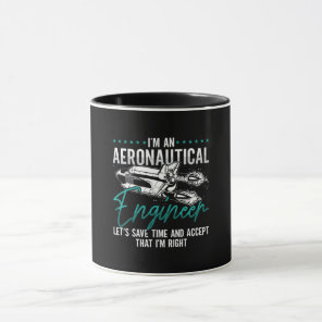 Aerospace I'm An Aeronautical Engineer Rocket Mug