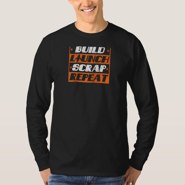 Aerospace Rocket Science Engineering Spaceship Ast T-Shirt (Front)