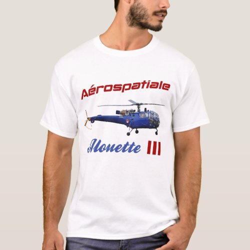 Arospatiale Alouette III Helicopter alouette 3  T_Shirt