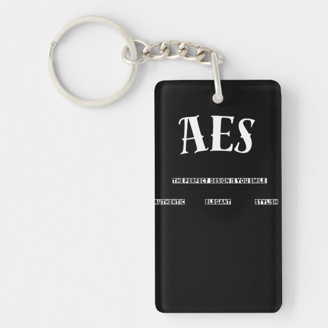 AES 2026 Designs Keychain (Front)