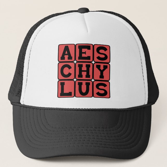 Aeschylus, Greek Tragedian Trucker Hat (Front)