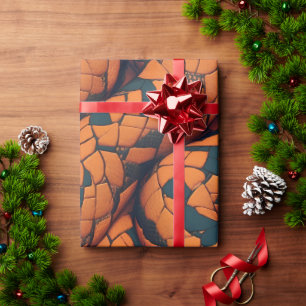 Aesculapian Snake Mosaic Colorful Pattern Wrapping Paper