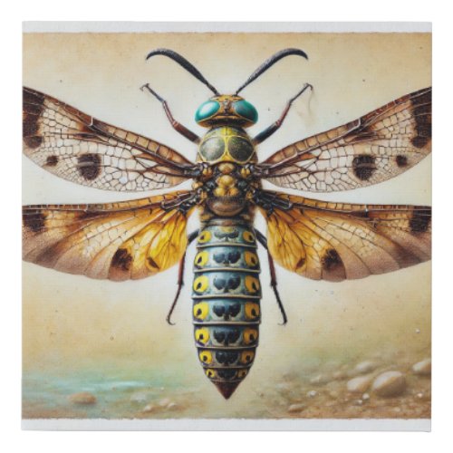Aeshna Insect 080724IREF123 _ Watercolor Faux Canvas Print