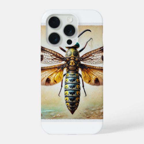 Aeshna Insect 080724IREF123 _ Watercolor iPhone 15 Pro Case