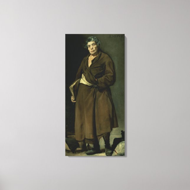 Aesop, 1640 canvas print (Front)