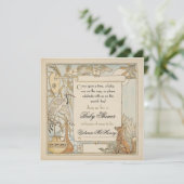 Aesop's Storybook Baby Shower Invitations (Standing Front)