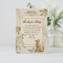 Aesop's Storybook Books for baby cards