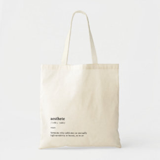 Aesthete Meaning Tote Bag