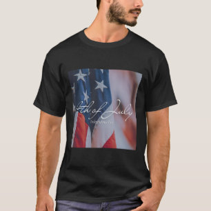  Aesthetic 4th July Independence Day Flag Men's  T-Shirt