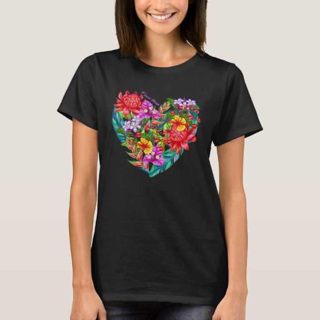 Aesthetic And Cozy Flower Mood For Beauty Searcher T-Shirt (Front)