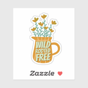 Aesthetic and inspirational Plant Sticker