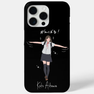 Aesthetic Anime uniform girl Customizable iPhone 15 Pro Max Case