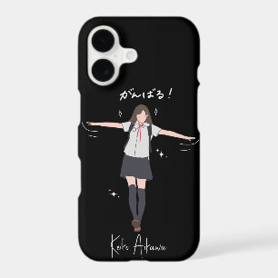 Aesthetic Anime uniform girl Customizable iPhone 17 Case