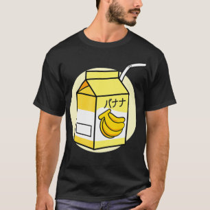 Aesthetic Banana Milk Japanese Otaku T-Shirt