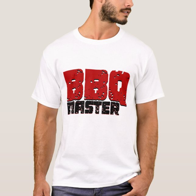 Aesthetic BBQ Master Design For Grill Masters T-Shirt (Front)