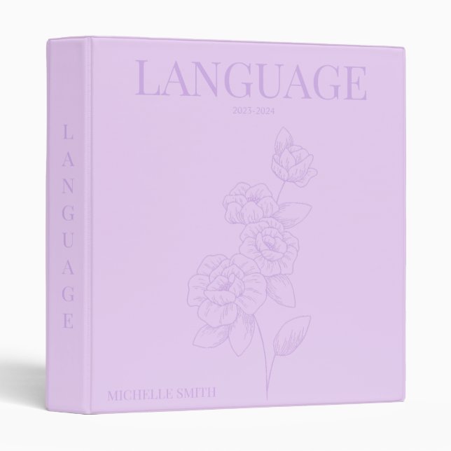 Aesthetic Binder (Front/Spine)