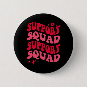 Aesthetic Blood Cancer Awareness Support Squad Mat Button