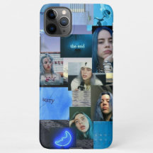 Aesthetic blue Phone Case