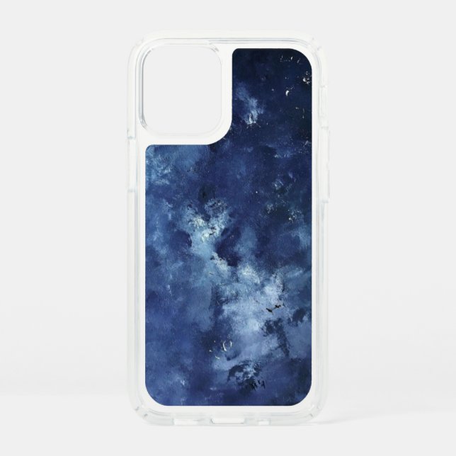 Aesthetic Blue  Speck iPhone 12 Mini Case (Front)