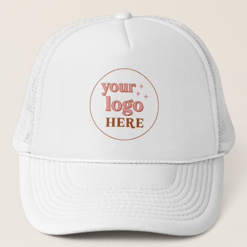Aesthetic Boho Small Business Logo Employee Staff Trucker Hat