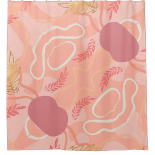 Aesthetic Boho Wildflowers Shower Curtain