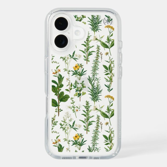 Aesthetic Botantical Phone Case,  Speck iPhone Case (Front)