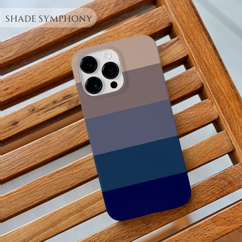 Aesthetic Brown Palette Stripe Color Block theme Case_Mate iPhone 14 Pro Max Case