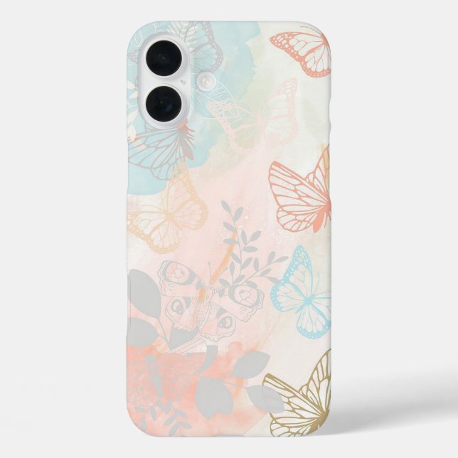 Aesthetic Butterflies Case-Mate iPhone Case (Back)
