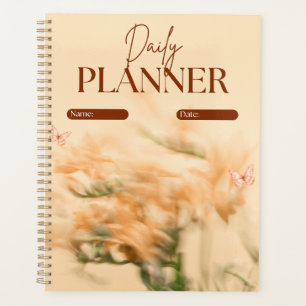 Aesthetic Butterfly and Floral Daily Planner