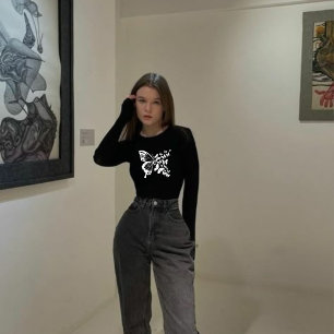 Aesthetic Butterfly Minimalist Dispersal T-Shirt