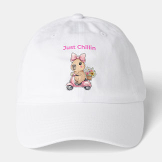 Aesthetic Capybara Just Chillin' Cute T-Shirt Hat