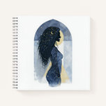 Aesthetic Celestial Moon Silhouette Journal