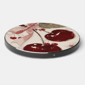 Aesthetic cherry and bow wireless charger (Front 2)