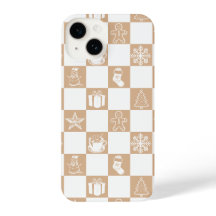 Aesthetic Christmas checker Phone Case