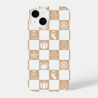 Aesthetic Christmas checker Phone Case