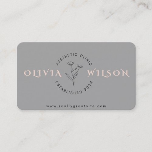 Aesthetic clinic business card