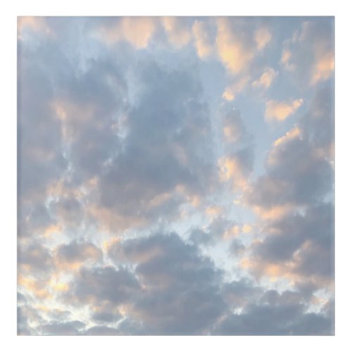 Aesthetic Clouds Acrylic Wall Art