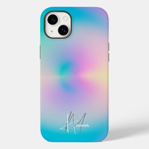 Aesthetic Colorful Positive Aura Gradient Case_Mate iPhone 14 Plus Case