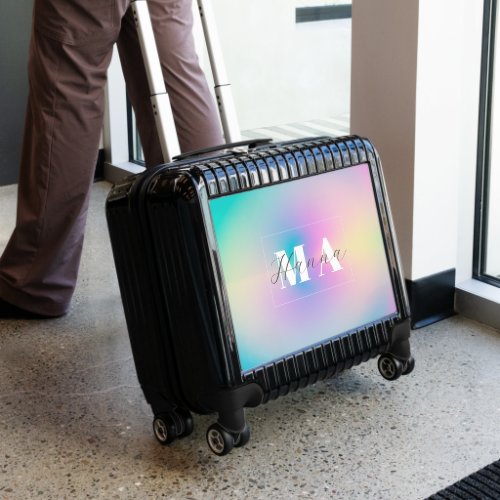 Aesthetic Colorful Positive Aura Gradient Luggage